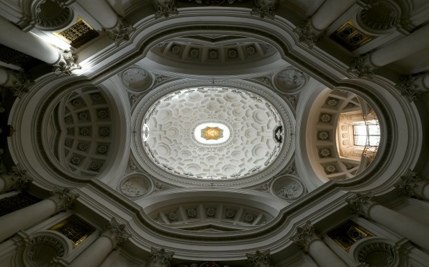 San Carlo alle quattro fontane – Un gioiello nel cuore di Roma (foto cupola)